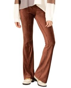 Hyfve Flare Cord Pants Brown