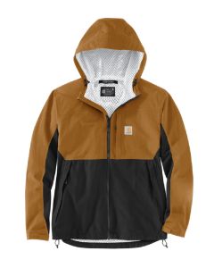 Carhartt Storm Defender Packable Jacket Brown Black