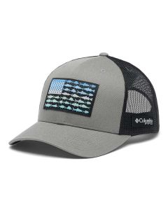 Columbia Sportswear PFG Fish Flag Mesh Snap Back Titanium