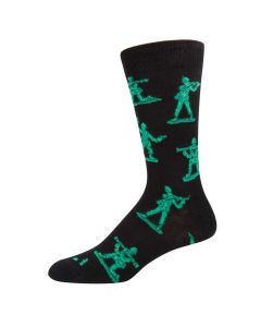 Socksmith Men's Army Men Socks Black