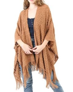 Angie Clothing Kimono Sweater Camel