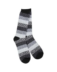 Worlds Softest Socks Weekend Gem Crew Black Multi