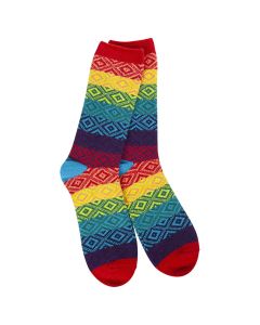 Worlds Softest Socks Weekend Gem Crew Rainbow