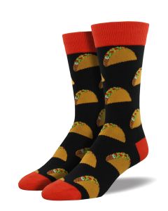 Socksmith Men's Tacos Socks Black