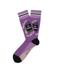 Two Left Feet Women's Everyday Socks Believe in Your Selfie