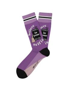 Two Left Feet Men's Everyday Socks Believe in Your Selfie