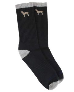 Brown Dog sock co Beau Sport Black