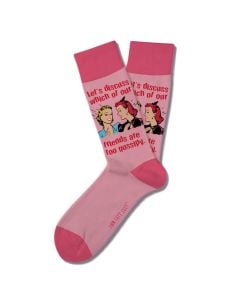 Two Left Feet Women's Everyday Socks Too Gossipy