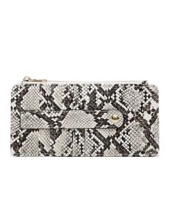 Jen & Co. Saige Wallet Python Brown