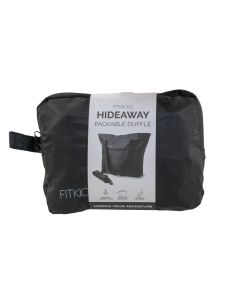 FitKicks Hideaway Packable Duffle Black