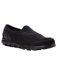 Propet Women's TravelActiv Slip On All Black