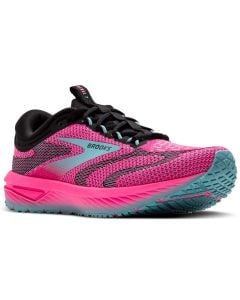 Brooks Women's Revel 7 Knockout Pink Black Aqua