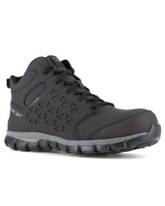 Reebok Work Women's Sublite Cushion Mid Work Black Grey