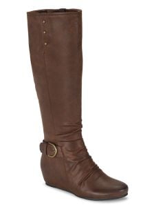 Baretraps Women's Scarlett Tall Wedge Brushed Brown