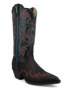 Twisted X Women's 12 Inch Western Boot Black & Multi