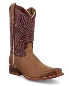 Twisted X Women's 11 Inch Rancher Peanut And Oxblood