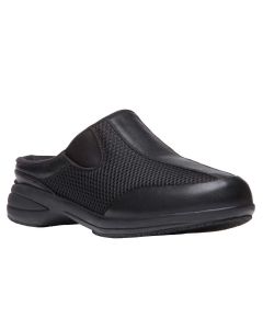 Propet Women's Washable Walker Slide Black Mesh