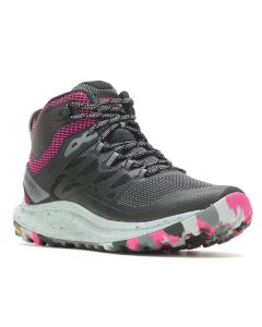 Merrell Women's Antora 3 Mid WP Black Fuchsia