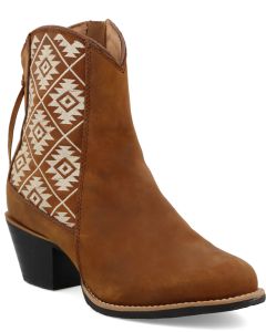 Twisted X Women's Western Fashion Oiled Saddle & Tan