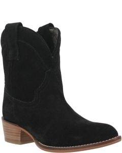 Dingo Women's #Tumbleweed Leather Bootie Black