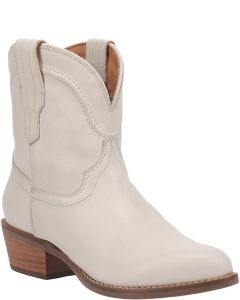 Dingo Women's #Seguaro Leather Bootie White