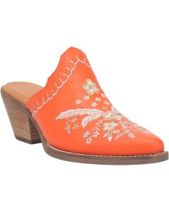 Dingo Women's Wildflower Mule Orange