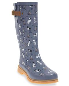 Western Chief Women's Furry Friends Tall Rain Boot